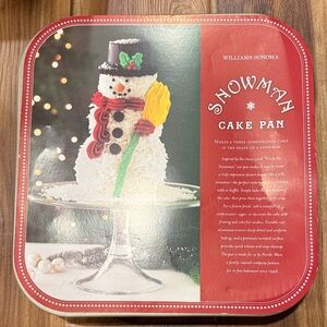 Williams Sonoma Snowman Cake Pan - Festive